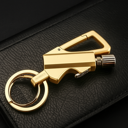 FlameLink's Ultimate Survival Keychain Tool™ (BLack,Silver,Gold)