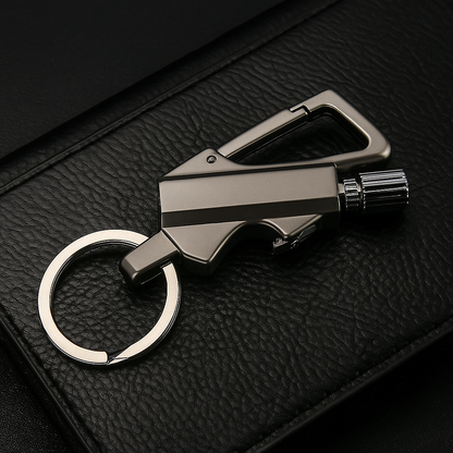 FlameLink's Ultimate Survival Keychain Tool™ (BLack,Silver,Gold)